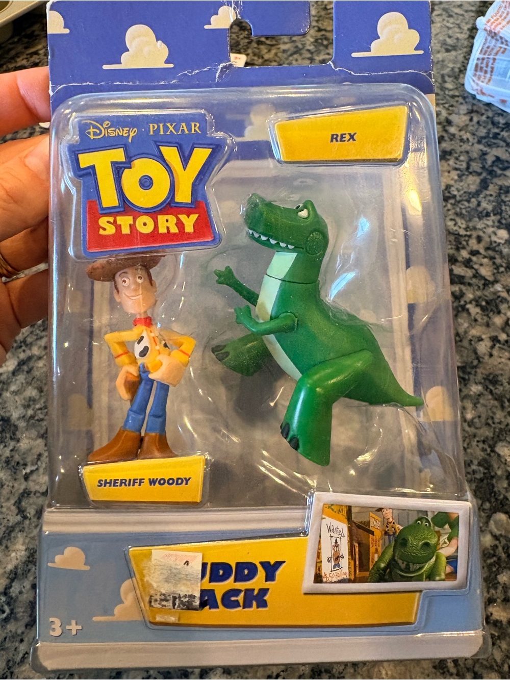 Mattel Toy Story Sheriff Woody & Green Rex Two-Figure Pack
